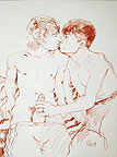 Drawing Two Men Erotic