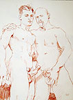 Charcoal Standing Males